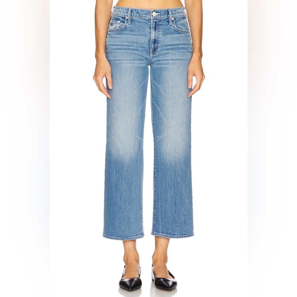 MOTHER The‎ Maven Mid-Rise Wide-Leg Jeans - Picture 10 of 14